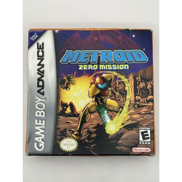 Metroid: Zero Mission (Nintendo Game Boy Advance) Complete in Box CIB - Picture 1 of 11